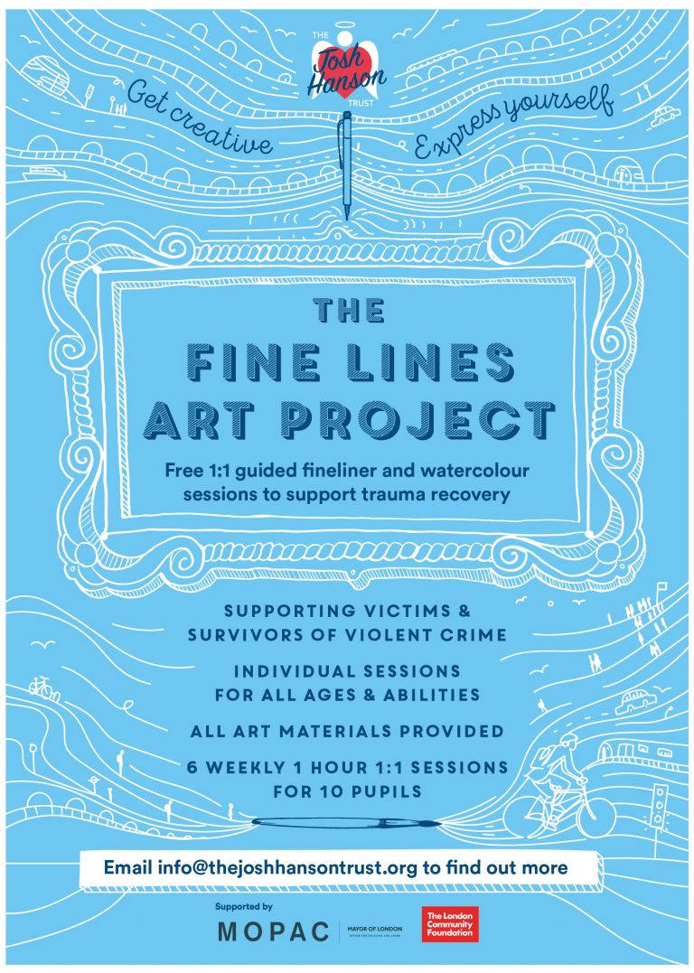 Fine Lines Art Project The Josh Hanson Trust